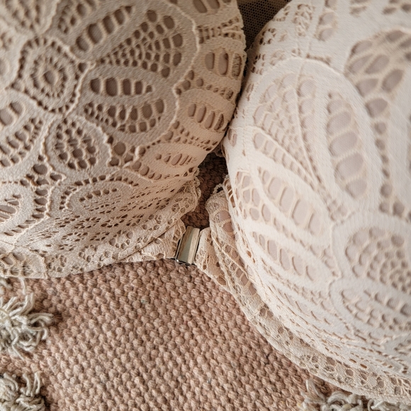 Victoria's Secret | Dream Angels Lace Racerback Lined Demi Push-Up Bra Nwt - Picture 4 of 8